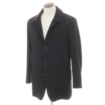 【中古】アルマーニ コレッツォーニ ARMANI COLLEZIONI ウールカシミヤ 5B カジュアルジャケット ブラック【サイズ52】【 状態ランクC 】【 メンズ 】