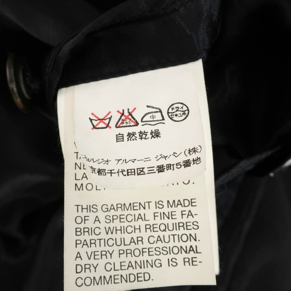 【中古】アルマーニ コレッツォーニ ARMANI COLLEZIONI ウールカシミヤ 5B カジュアルジャケット ブラック【サイズ52】【 状態ランクC 】【 メンズ 】