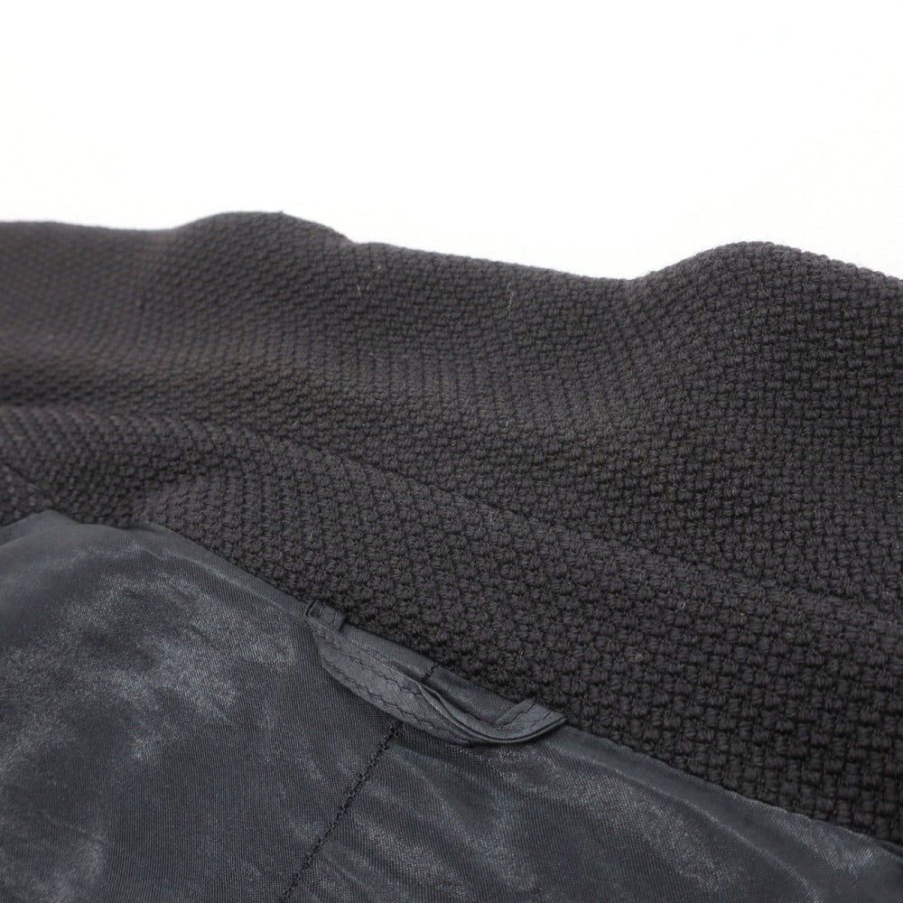 【中古】アルマーニ コレッツォーニ ARMANI COLLEZIONI ウールカシミヤ 5B カジュアルジャケット ブラック【サイズ52】【 状態ランクC 】【 メンズ 】