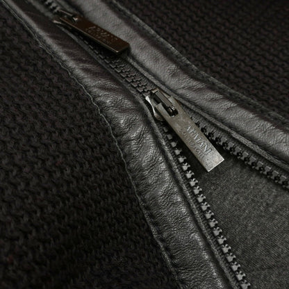 【中古】アルマーニ コレッツォーニ ARMANI COLLEZIONI カシミヤ混 ドッキング ジップアップ 中綿入り カジュアルジャケット レッド【サイズ52】【 状態ランクB 】【 メンズ 】