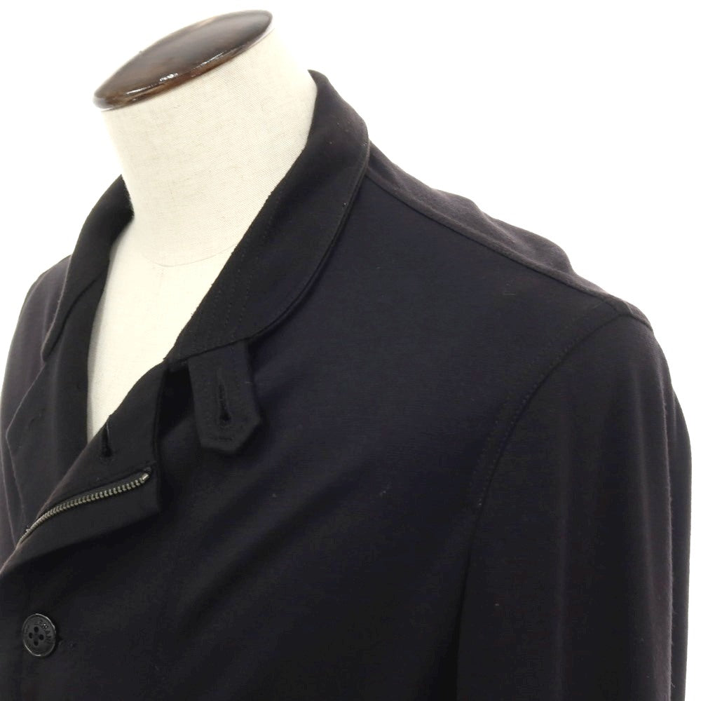 【中古】アルマーニ コレッツォーニ ARMANI COLLEZIONI レーヨンナイロン ジャージー カジュアルジャケット ブラック【サイズXL】【 状態ランクC 】【 メンズ 】