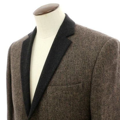 【中古】シスレー SYSLEY ウールポリエステルレーヨン 2B カジュアルジャケット グレージュ系xブラック【サイズ52】【 状態ランクB 】【 メンズ 】