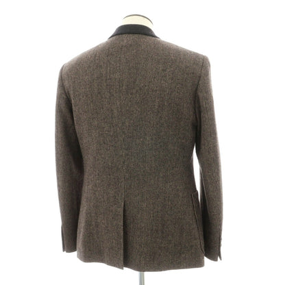 【中古】シスレー SYSLEY ウールポリエステルレーヨン 2B カジュアルジャケット グレージュ系xブラック【サイズ52】【 状態ランクB 】【 メンズ 】
