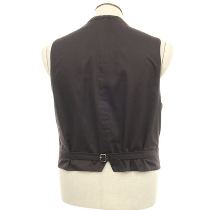【中古】ジョルジオアルマーニ GIORGIO ARMANI コットン コーデュロイ カジュアル系ジレ ベスト グレー【サイズ52】【 状態ランクC 】【 メンズ 】