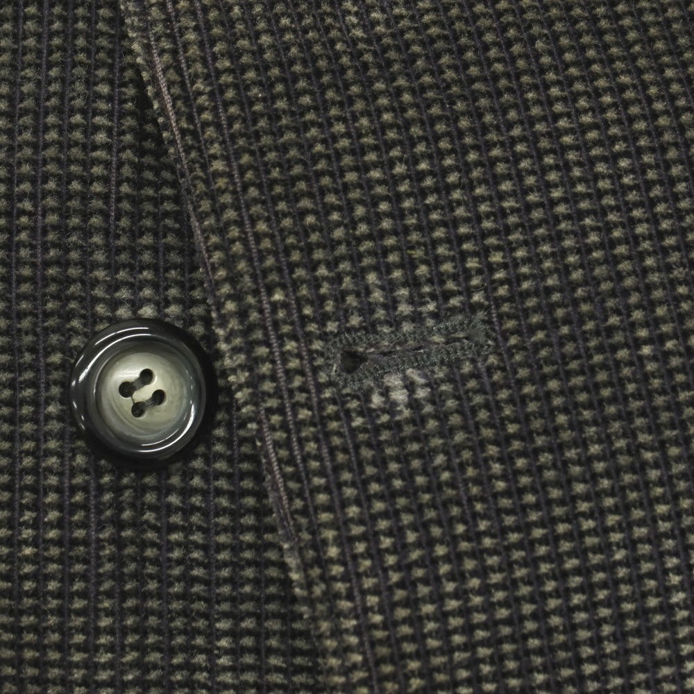 【中古】ジョルジオアルマーニ GIORGIO ARMANI コットン コーデュロイ カジュアル系ジレ ベスト グレー【サイズ52】【 状態ランクC 】【 メンズ 】