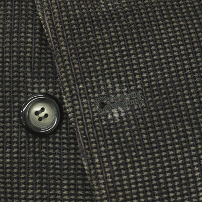 【中古】ジョルジオアルマーニ GIORGIO ARMANI コットン コーデュロイ カジュアル系ジレ ベスト グレー【サイズ52】【 状態ランクC 】【 メンズ 】