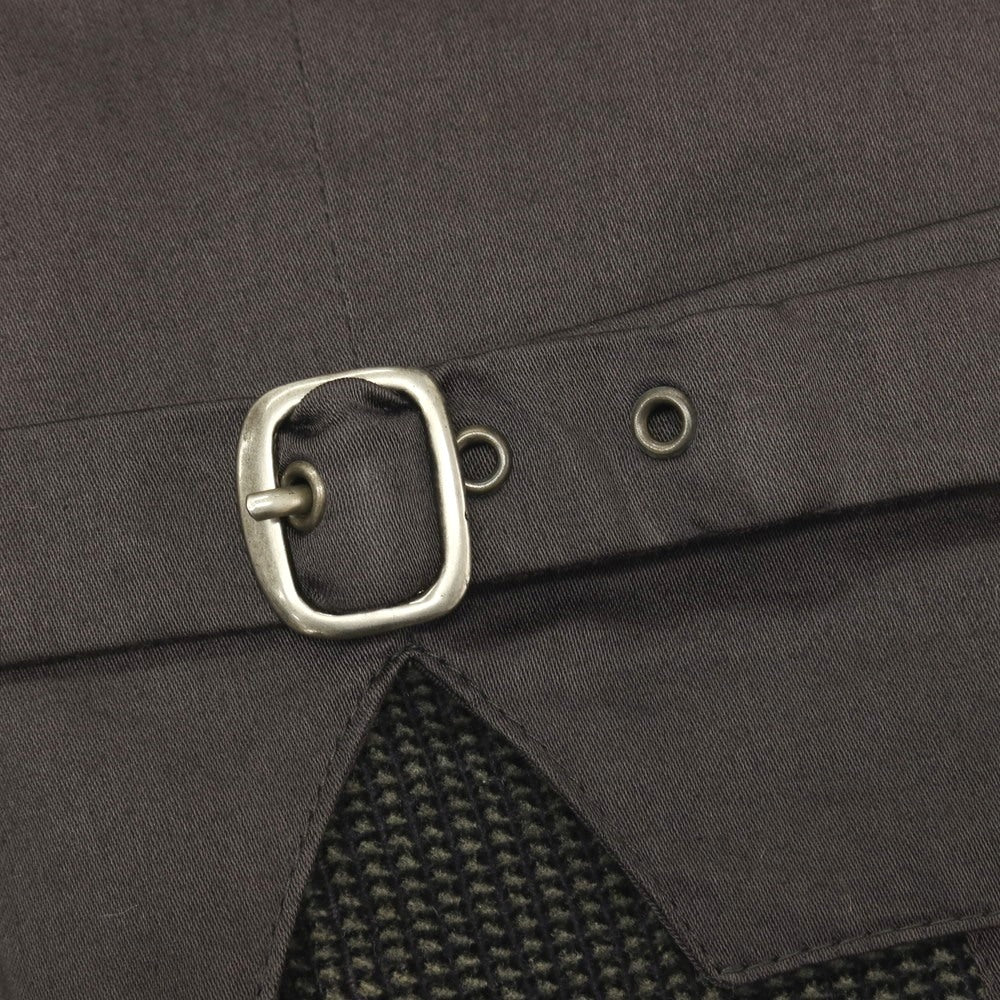 【中古】ジョルジオアルマーニ GIORGIO ARMANI コットン コーデュロイ カジュアル系ジレ ベスト グレー【サイズ52】【 状態ランクC 】【 メンズ 】