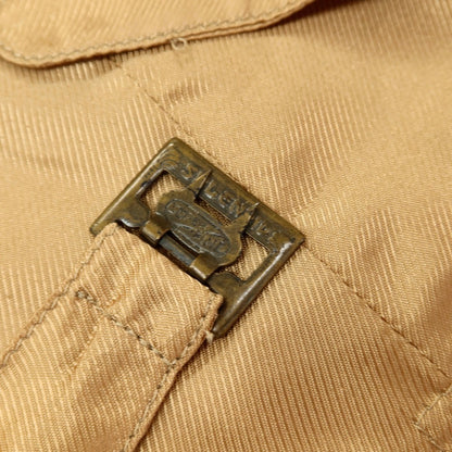 【中古】ジョルジオアルマーニ GIORGIO ARMANI レーヨンリネン ジャカード ストライプ カジュアル系ジレ ベスト ベージュ【サイズ50】【 状態ランクD 】【 メンズ 】