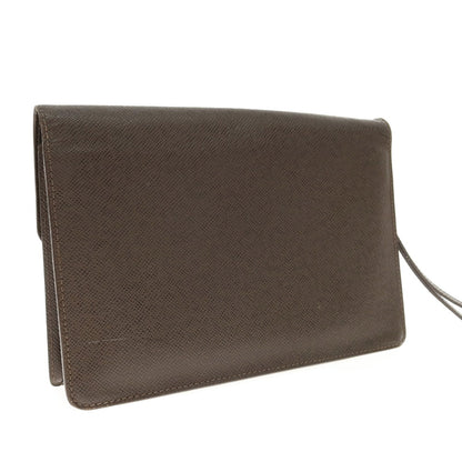 【中古】ルイ ヴィトン LOUIS VUITTON タイガ ベライア レザー クラッチバッグ ダークブラウン【 状態ランクB 】【 メンズ 】