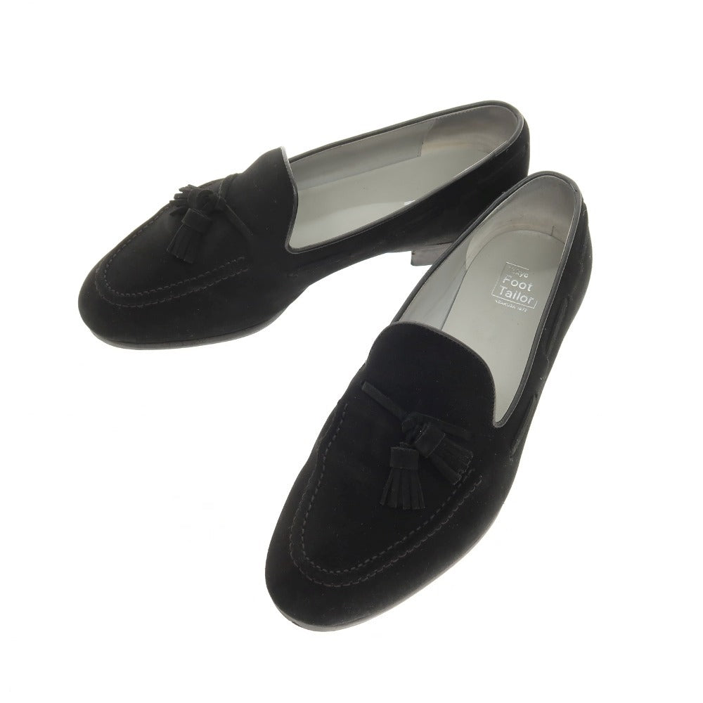 【中古】トウキョウフットテイラー Tokyo Foot Tailor スエード ローファー ブラック【サイズ26 1/2EEE】【 状態ランクB 】【 メンズ 】