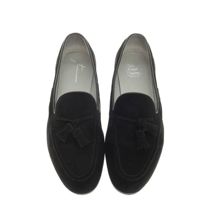 【中古】トウキョウフットテイラー Tokyo Foot Tailor スエード ローファー ブラック【サイズ26 1/2EEE】【 状態ランクB 】【 メンズ 】