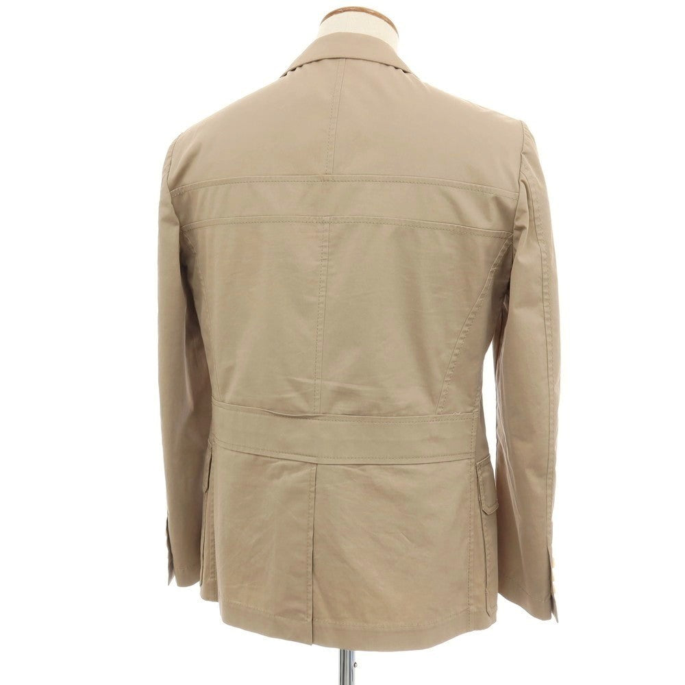 【中古】ベルベスト Belvest ストレッチ コットン 2B カジュアルジャケット ベージュ【サイズ48】【 状態ランクD 】【 メンズ 】