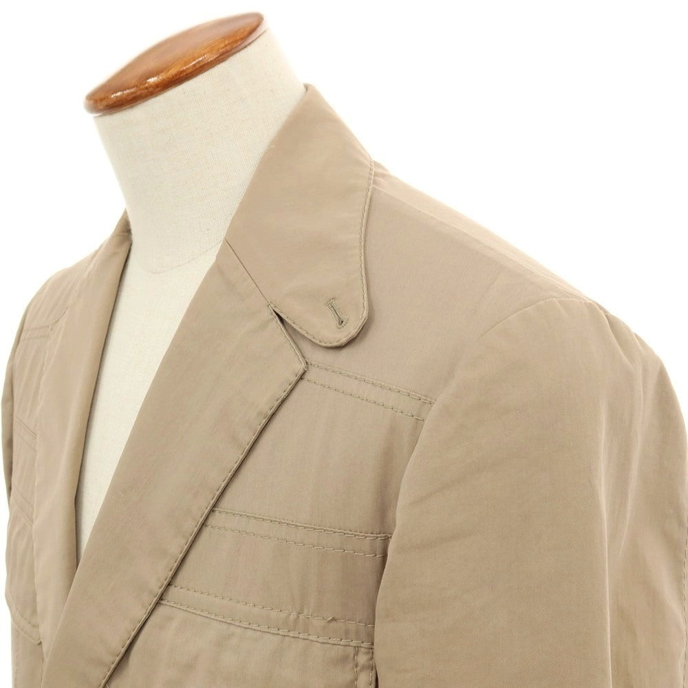 【中古】ベルベスト Belvest ストレッチ コットン 2B カジュアルジャケット ベージュ【サイズ48】【 状態ランクD 】【 メンズ 】