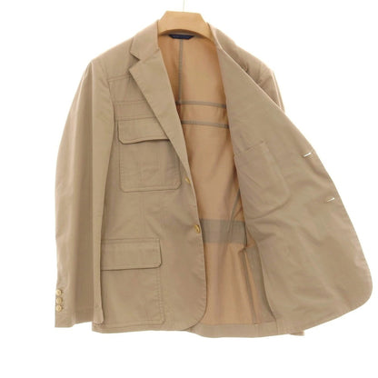 【中古】ベルベスト Belvest ストレッチ コットン 2B カジュアルジャケット ベージュ【サイズ48】【 状態ランクD 】【 メンズ 】
