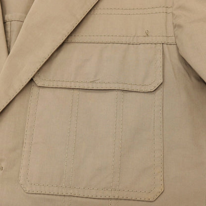 【中古】ベルベスト Belvest ストレッチ コットン 2B カジュアルジャケット ベージュ【サイズ48】【 状態ランクD 】【 メンズ 】