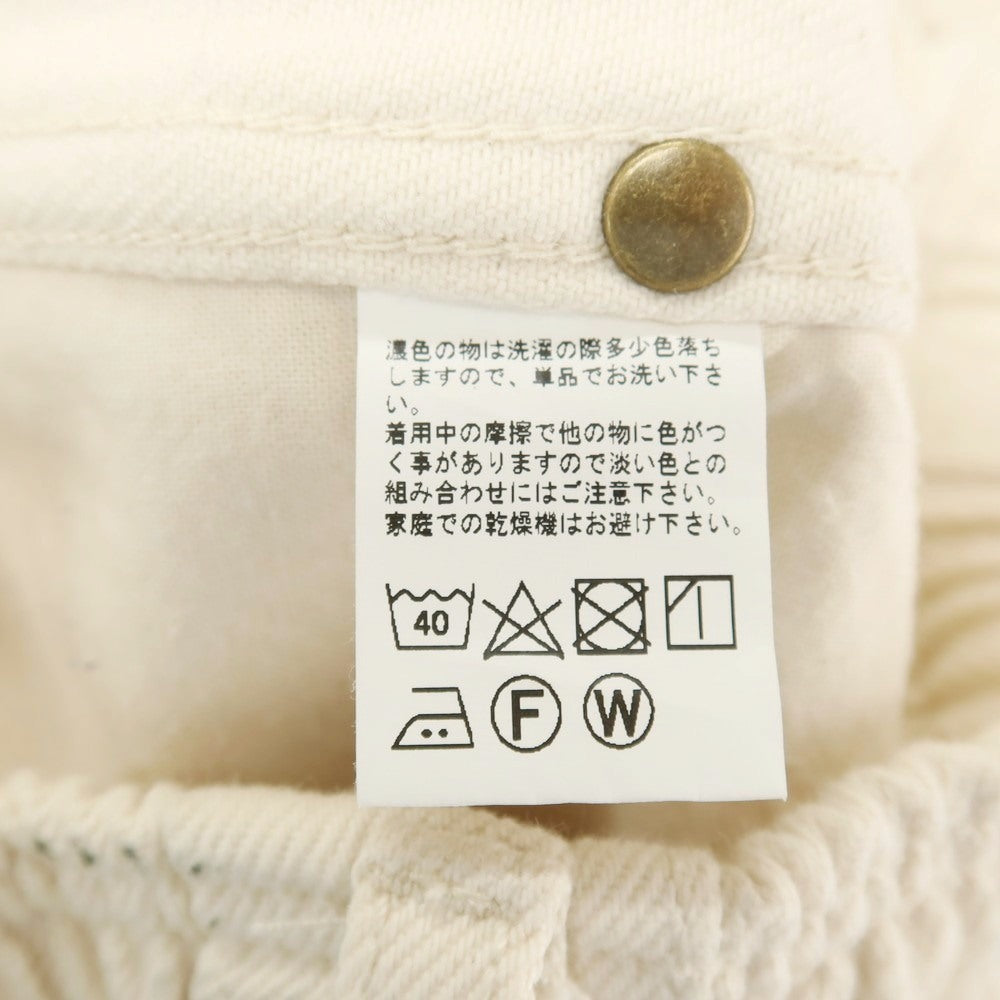 【中古】コンフォータブル リーズン COMFORTABLE REASON ツイルコットン イージーパンツ ナチュラル【サイズONE】【 状態ランクC 】【 メンズ 】