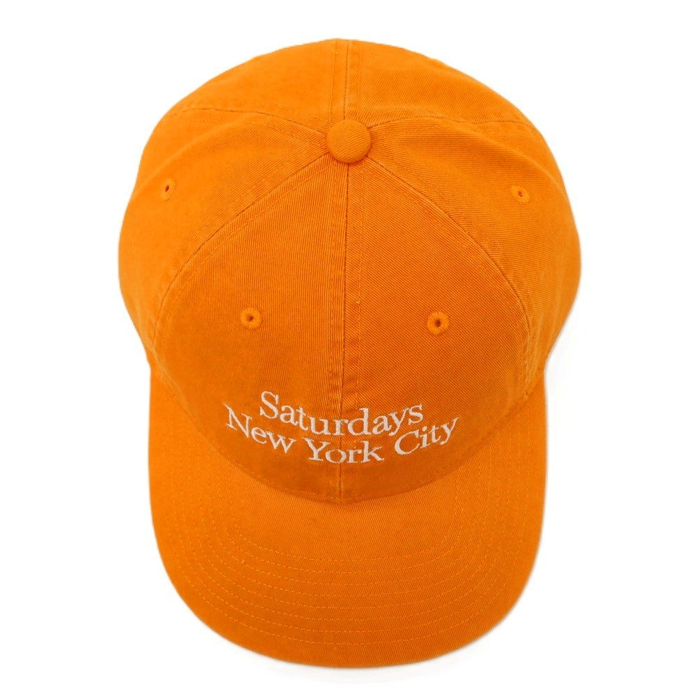 【中古】サタデーズ ニューヨークシティ Saturdays NYC コットン系 キャップ 帽子 オレンジ【 状態ランクA 】【 メンズ 】