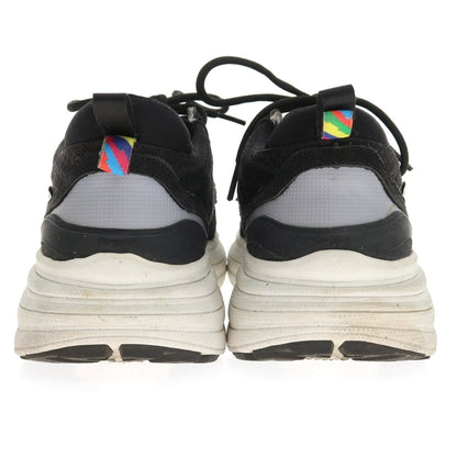 【中古】イズネス is-ness 合成繊維 × SUVSOLE スニーカー ブラックxグレー【サイズ26】【 状態ランクC 】【 メンズ 】