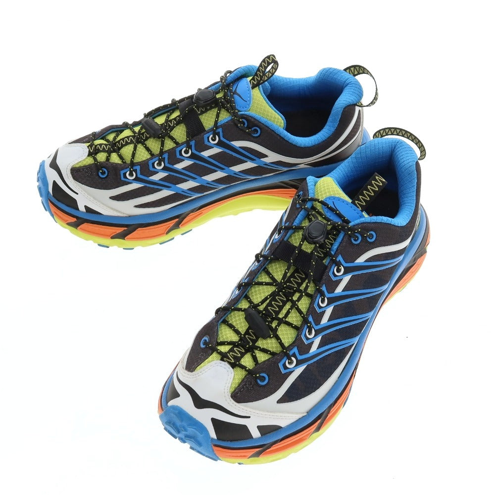 【中古】ホカ オネ オネ HOKA ONE ONE MAFATE THREE2 1141572-BDVB 合成繊維 スニーカー ブルーxブラック【サイズ26】【 状態ランクB 】【 メンズ 】