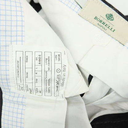 【中古】ルイジ ボレッリ Luigi Borrelli ウール ドレススラックスパンツ チャコール【サイズ44】【 状態ランクA 】【 メンズ 】
