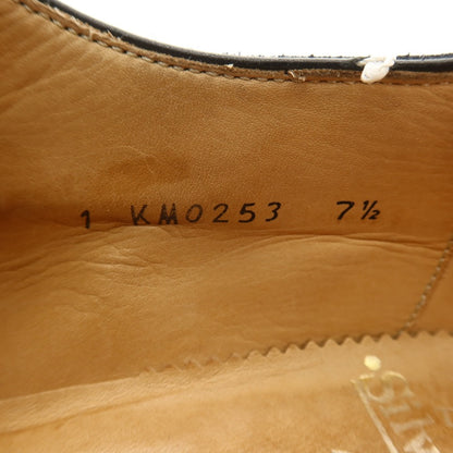 【中古】シルバノマッツァ SILVANO MAZZA スエード ドレスシューズ ネイビー【サイズ7 1/2】【 状態ランクC 】【 メンズ 】