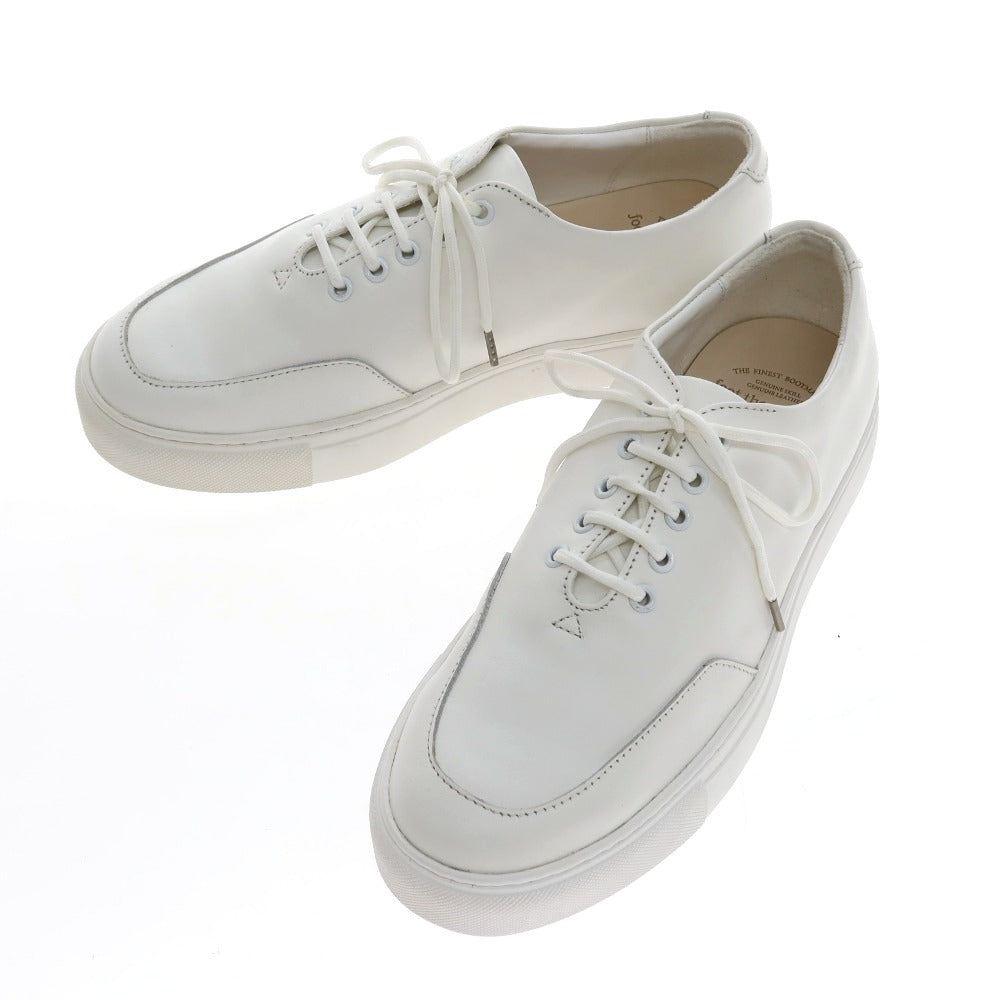 【中古】フットザコーチャー foot the coacher FTC2334016 レザー スニーカー ホワイト【サイズ7】【 状態ランクA 】【 メンズ 】