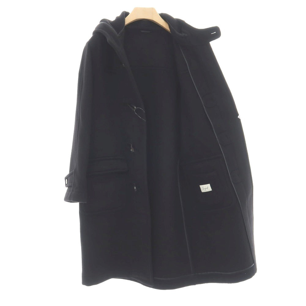 【中古】フィンジャック Finjack カシミヤ ダッフルコート ブラック【サイズ48】【 状態ランクB 】【 メンズ 】