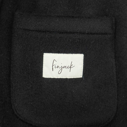 【中古】フィンジャック Finjack カシミヤ ダッフルコート ブラック【サイズ48】【 状態ランクB 】【 メンズ 】