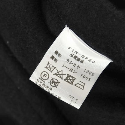 【中古】フィンジャック Finjack カシミヤ ダッフルコート ブラック【サイズ48】【 状態ランクB 】【 メンズ 】