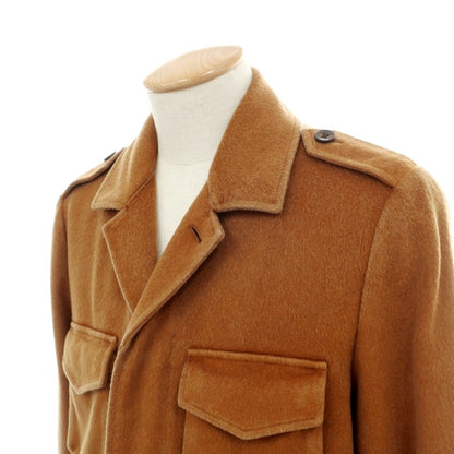 【中古】ボリオリ BOGLIOLI カシミヤウール サファリジャケット キャメルブラウン【サイズ44】【 状態ランクB 】【 メンズ 】