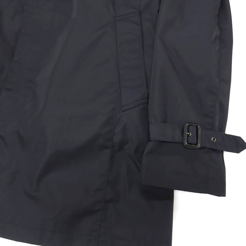 【中古】バーニーズニューヨーク BARNEYS NEWYORK ポリエステル 中綿入りライナー付き レイヤード トレンチコート ネイビー【サイズM】【 状態ランクB 】【 メンズ 】