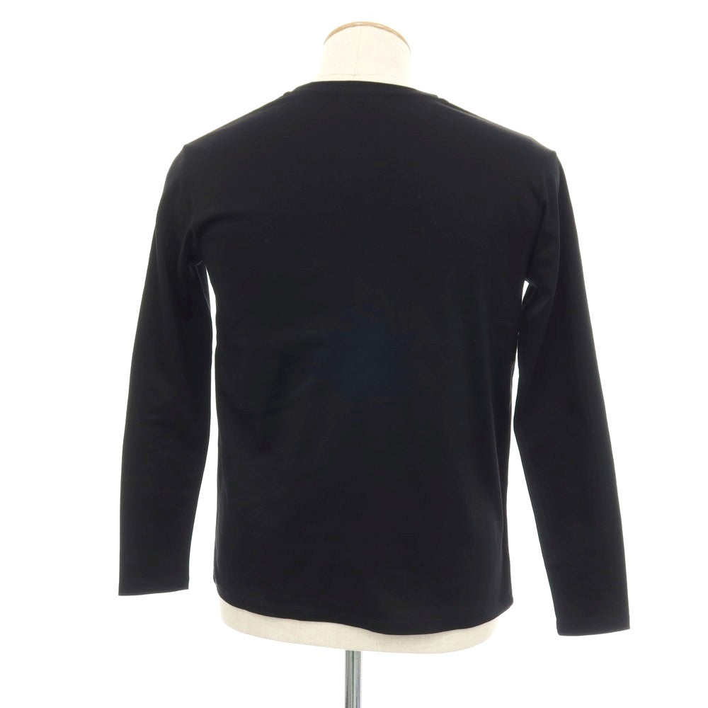 【中古】シップス SHIPS コットン クルーネック 長袖Ｔシャツ ブラック【サイズS】【 状態ランクA 】【 メンズ 】
