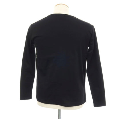 【SALE30%OFF/返品不可】【中古】シップス SHIPS コットン クルーネック 長袖Ｔシャツ ブラック【 サイズS 】【 状態ランクA 】【 メンズ 】