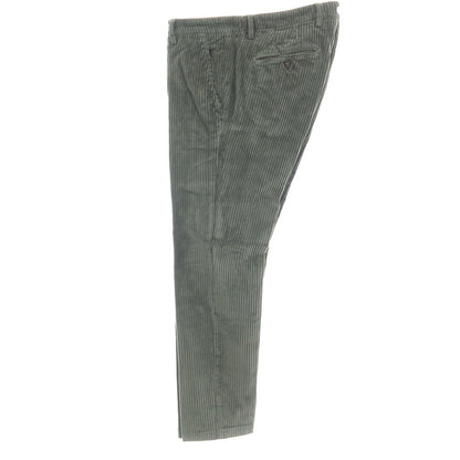 【中古】ブリリア1949 BRIGLIA 1949 ストレッチ コットン 太畝 コーデュロイパンツ グリーン系【サイズ46】【 状態ランクB 】【 メンズ 】