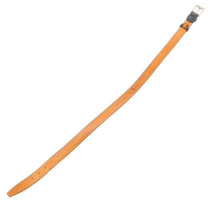 【中古】フェリージ Felisi 699/6 レザー ベルト ネイビーxシルバー【サイズ80】【 状態ランクC 】【 メンズ 】