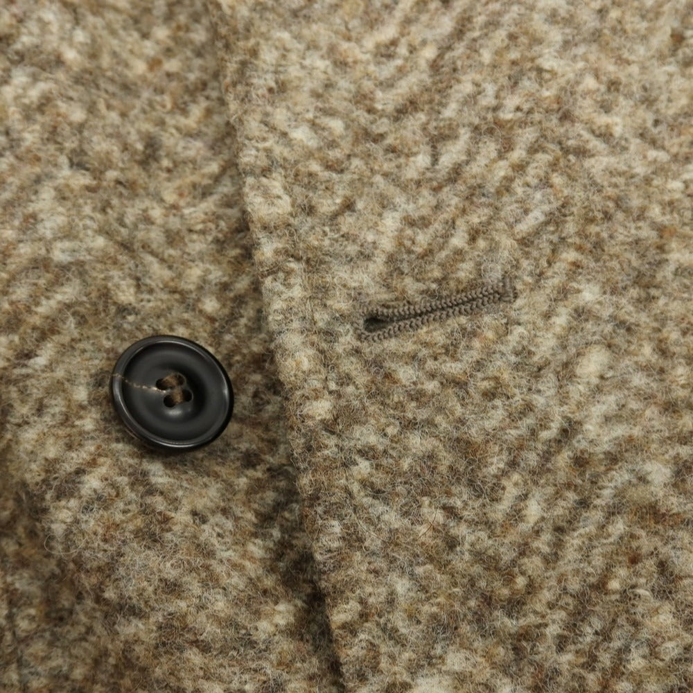 【中古】ティージャケット T-JACKET ポリエステルウールアクリル ダブル6B カジュアルジャケット ベージュ【サイズM】【 状態ランクC 】【 メンズ 】