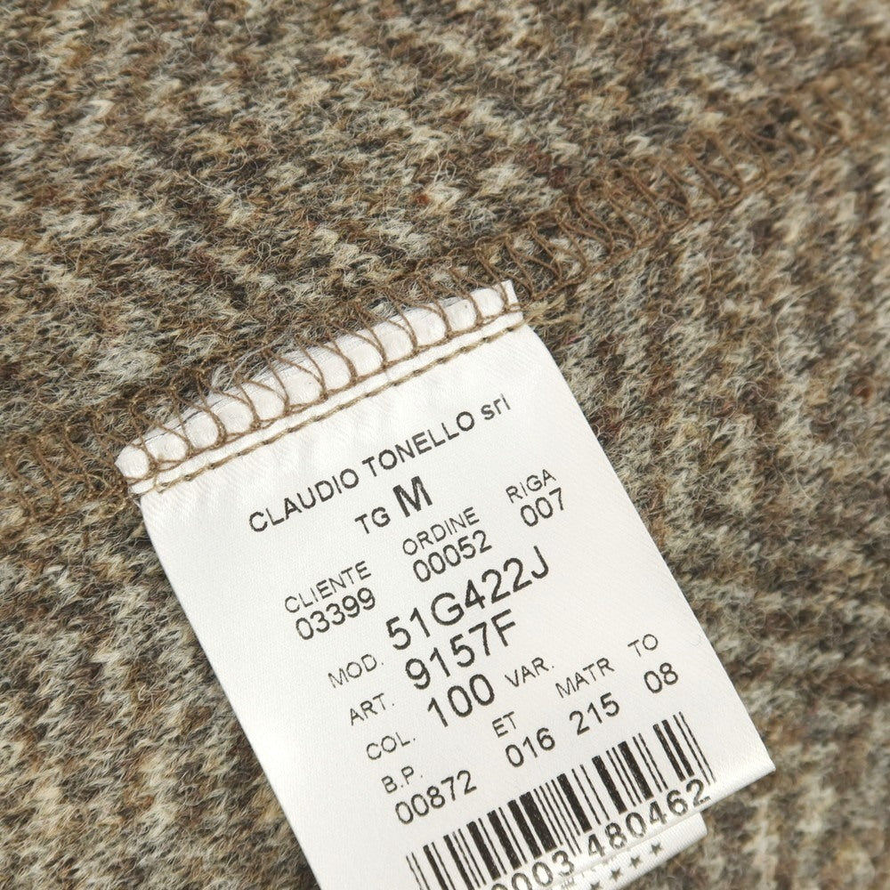 【中古】ティージャケット T-JACKET ポリエステルウールアクリル ダブル6B カジュアルジャケット ベージュ【サイズM】【 状態ランクC 】【 メンズ 】