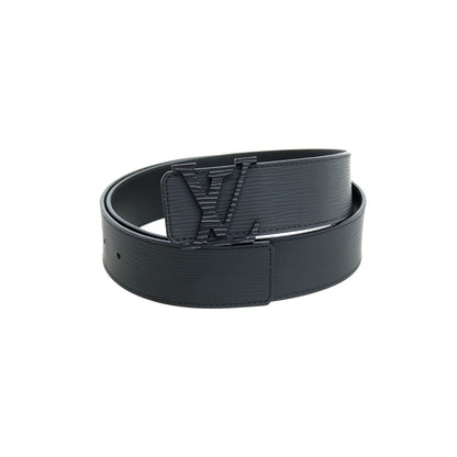 【中古】ルイ ヴィトン LOUIS VUITTON サンチュール・LVイニシャル エピ カーフレザー ベルト ブラック【サイズ90/36】【 状態ランクB 】【 メンズ 】