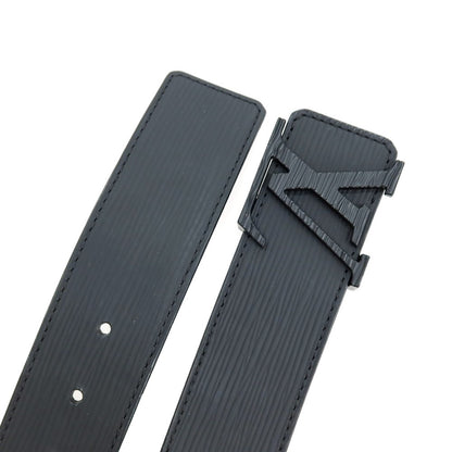 【中古】ルイ ヴィトン LOUIS VUITTON サンチュール・LVイニシャル エピ カーフレザー ベルト ブラック【サイズ90/36】【 状態ランクB 】【 メンズ 】