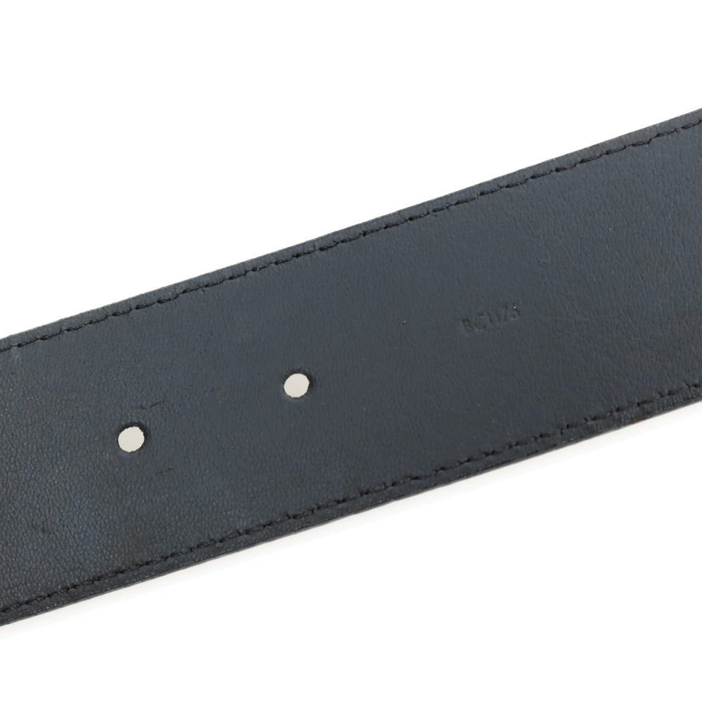 【中古】ルイ ヴィトン LOUIS VUITTON サンチュール・LVイニシャル エピ カーフレザー ベルト ブラック【サイズ90/36】【 状態ランクB 】【 メンズ 】