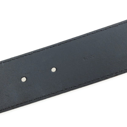 【中古】ルイ ヴィトン LOUIS VUITTON サンチュール・LVイニシャル エピ カーフレザー ベルト ブラック【サイズ90/36】【 状態ランクB 】【 メンズ 】