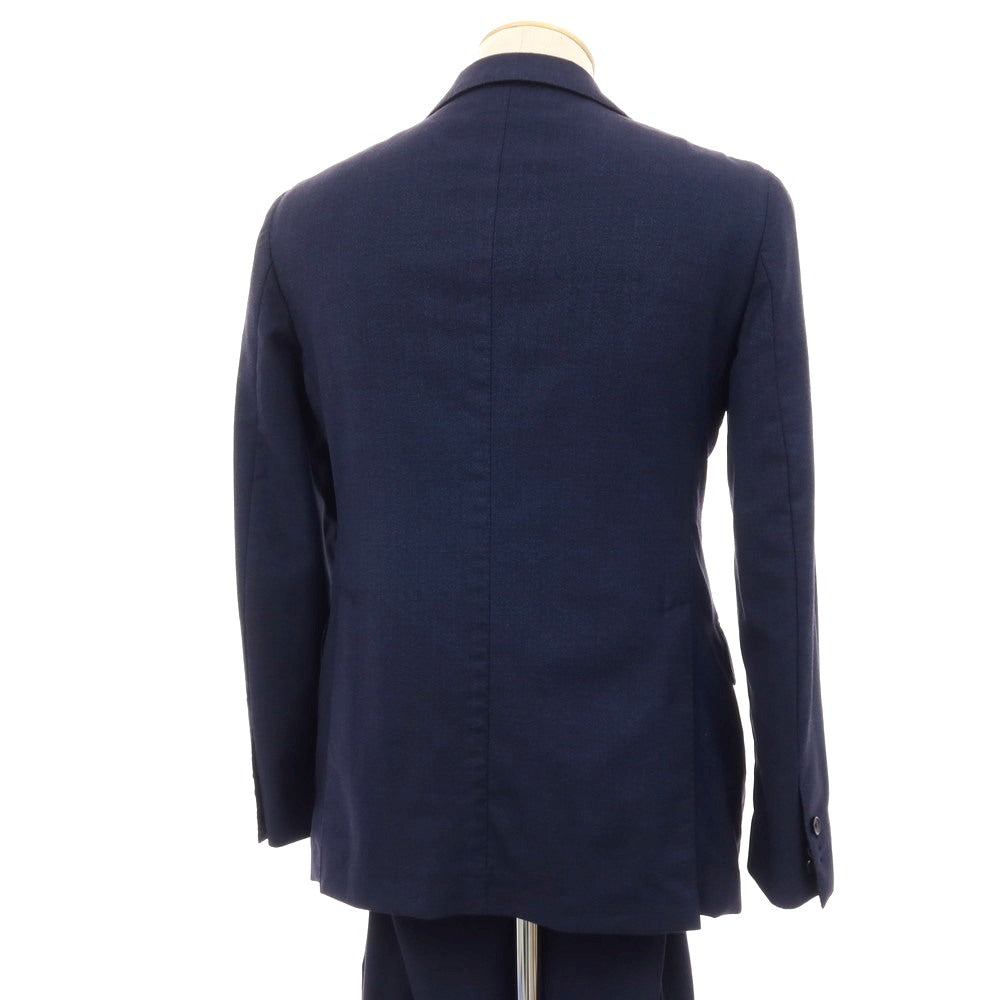 【中古】タリアトーレ TAGLIATORE SARTORIALE ウール 2つボタンスーツ ネイビーブルー【サイズ44】【 状態ランクC 】【 メンズ 】