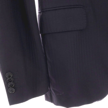 【中古】タリアトーレ TAGLIATORE SARTORIALE ウール シャドウストライプ 2つボタンスーツ ダークネイビー【サイズ44】【 状態ランクB 】【 メンズ 】