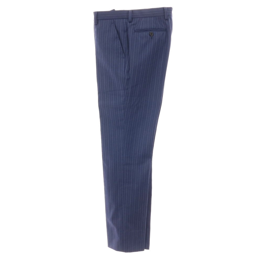 【中古】ポールスミス Paul Smith スリーピース ウール ストライプ 2つボタンスーツ ダークブルー【サイズM】【 状態ランクC 】【 メンズ 】