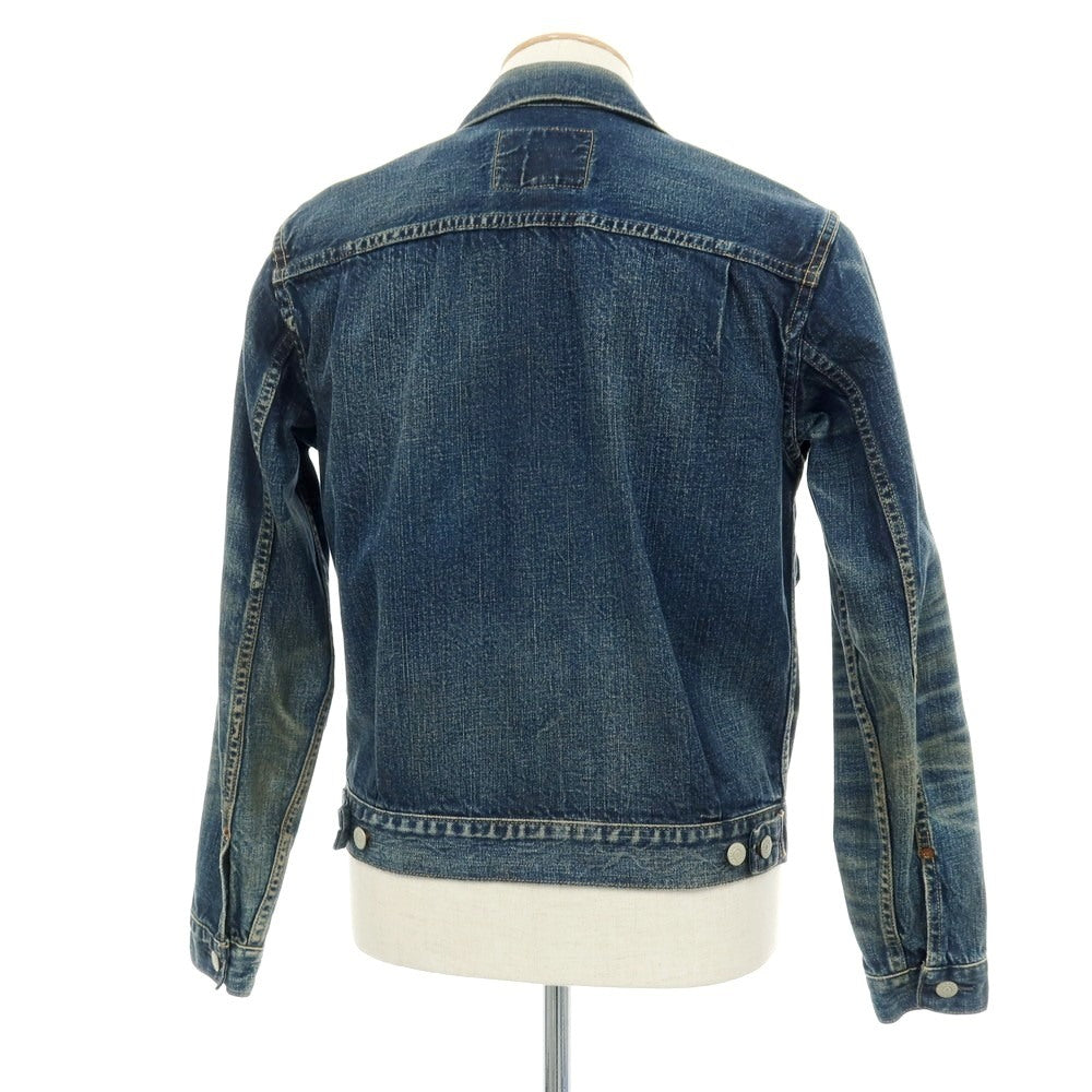 【中古】ダブルアールエル RRL DOUBLE RL O74 コットン デニムジャケット ネイビー【サイズXS】【 状態ランクB 】【 メンズ 】