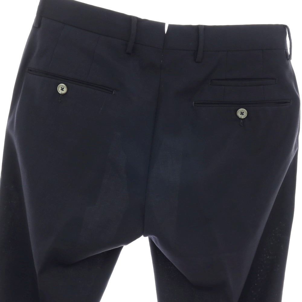 【中古】ピーティートリノ PT TORINO ストレッチ ポリエステルウール ドレススラックスパンツ ダークネイビー【サイズ44】【 状態ランクC 】【 メンズ 】