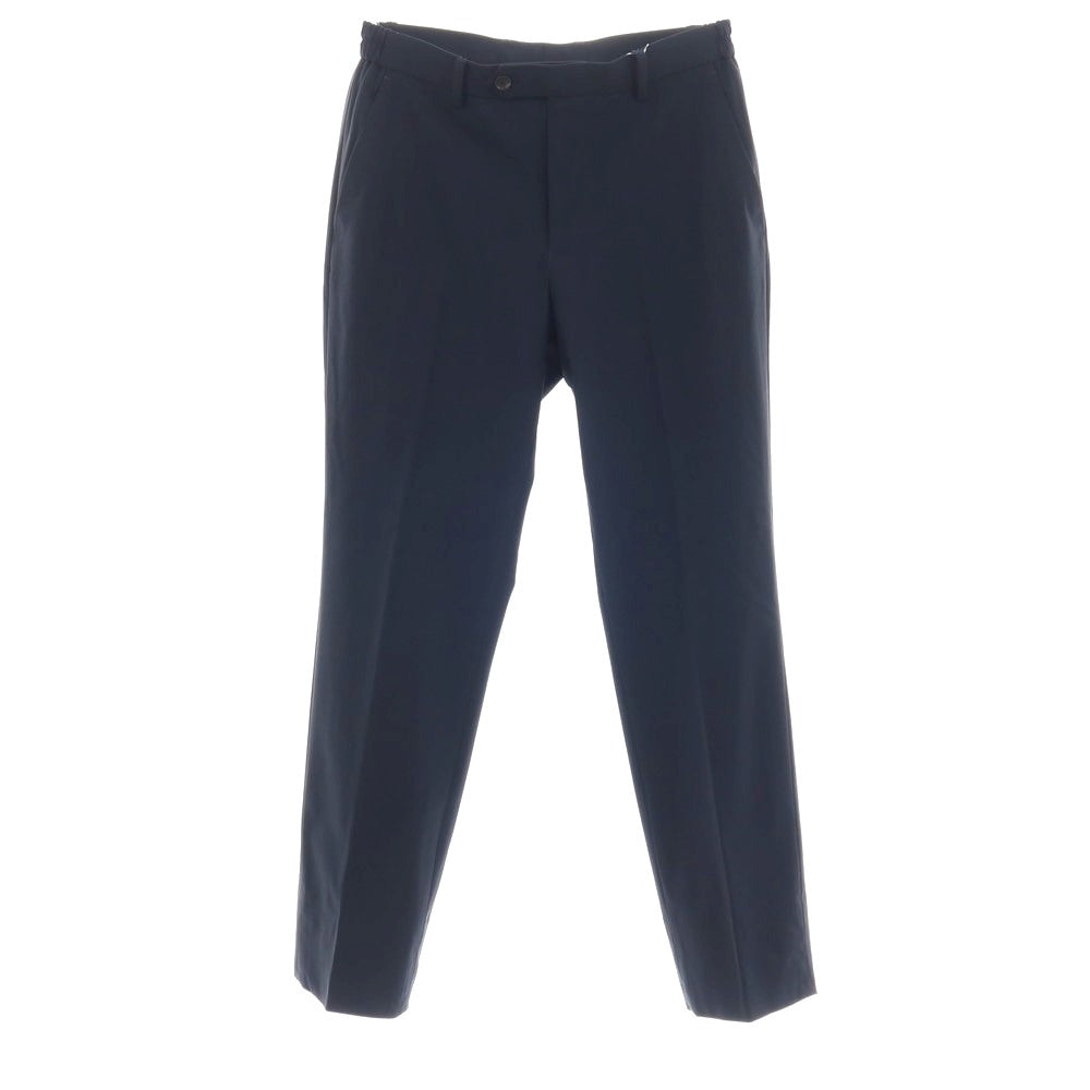 【中古】バーニーズニューヨーク BARNEYS NEWYORK ストレッチ ナイロン イージースラックスパンツ ダークネイビー【サイズ44】【 状態ランクB 】【 メンズ 】