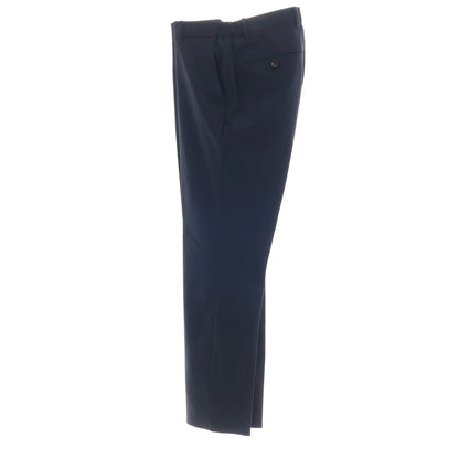 【中古】バーニーズニューヨーク BARNEYS NEWYORK ストレッチ ナイロン イージースラックスパンツ ダークネイビー【サイズ44】【 状態ランクB 】【 メンズ 】