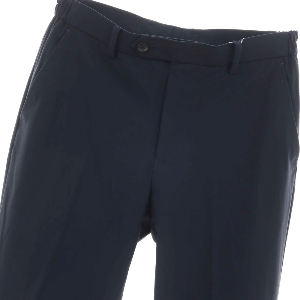 【中古】バーニーズニューヨーク BARNEYS NEWYORK ストレッチ ナイロン イージースラックスパンツ ダークネイビー【サイズ44】【 状態ランクB 】【 メンズ 】
