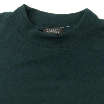 【中古】バーニーズニューヨーク BARNEYS NEWYORK ウール モックネック ニットソー ダークグリーン【サイズM】【 状態ランクB 】【 メンズ 】